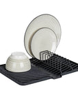 Ari Dish Draining Board Graphite - KITCHEN - Dish Racks and Mats - Soko and Co