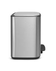 Brabantia 36L Bo Kitchen Rubbish Pedal Bin Matte Steel - KITCHEN - Bins - Soko and Co