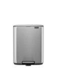 Brabantia Bo Pedal Bin 12L Matt Steel - KITCHEN - Bins - Soko and Co