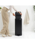 Brabantia Bo Pedal Bin 30L Matt Black - KITCHEN - Bins - Soko and Co