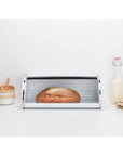 Brabantia Roll Top Bread Bin Large White - KITCHEN -Bench - Soko and Co
