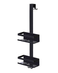 Bria Over Door Shower Caddy 2 Tier Black - BATHROOM - Shower Caddies - Soko and Co