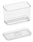 Clear Cotton Ball Container - BATHROOM - Makeup Storage - Soko and Co