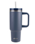 Commuter 1.2L Insulated Tumbler with Straw Indigo - LIFESTYLE - Water Bottles - Soko and Co