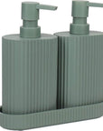 Eco Basics Wash Station Duo Green - BATHROOM - Soap Dispensers and Trays - Soko and Co