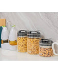 Evak Airtight Glass Pantry Container With Compact Handle Large - KITCHEN - Food Containers - Soko and Co