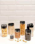 Evak Airtight Glass Pantry Container With Compact Handle Large - KITCHEN - Food Containers - Soko and Co