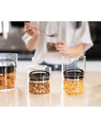 Evak Airtight Glass Pantry Container With Compact Handle Medium - KITCHEN - Food Containers - Soko and Co