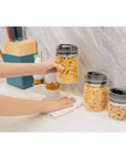 Evak Airtight Glass Pantry Container With Compact Handle Medium - KITCHEN - Food Containers - Soko and Co