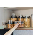 Evak Airtight Glass Pantry Container With Compact Handle Mini - KITCHEN - Food Containers - Soko and Co