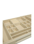 Expandable In-Drawer Velvet Jewellery Tray White - WARDROBE - Jewellery Storage - Soko and Co