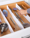 Expandable Shallow Drawer Dividers 3 Pack - KITCHEN - Cutlery Trays - Soko and Co