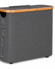 Fabric Toilet Roll Storage Basket Grey - BATHROOM - Toilet Roll Holders - Soko and Co