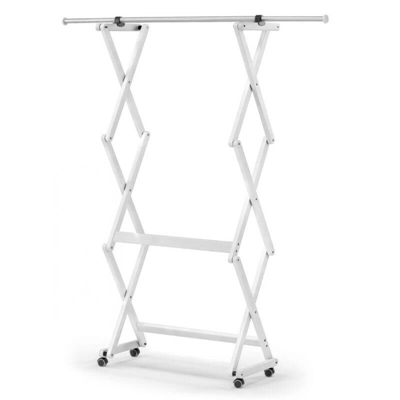 Felix Expandable Garment Rack White