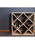 Florence 12 Section Pine Wine Rack - WINE - Wine Racks - Soko and Co