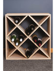 Florence 12 Section Pine Wine Rack - WINE - Wine Racks - Soko and Co