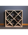 Florence 12 Section Pine Wine Rack - WINE - Wine Racks - Soko and Co