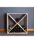 Florence 4 Section Pine Wine Rack - WINE - Wine Racks - Soko and Co