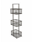 Gunmetal 3 Tier Freestanding Organiser - BATHROOM - Shower Caddies - Soko and Co