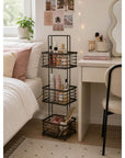 Gunmetal 3 Tier Freestanding Organiser - BATHROOM - Shower Caddies - Soko and Co