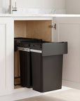 Heavy Duty 60L Pull Out Kitchen Bin with Soft Close Glider - KITCHEN - Bins - Soko and Co
