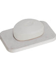 Itamos Stone Soap Dish - BATHROOM - Soap Dispensers and Trays - Soko and Co