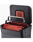 Joseph Joseph 30L Titan Trash Compactor Kitchen Bin Black - KITCHEN - Bins - Soko and Co