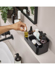 Joseph Joseph EasyStore Bathroom Storage Caddy Matte Black - BATHROOM - Toothbrush Holders - Soko and Co