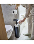 Joseph Joseph EasyStore Toilet Roll Holder Matt Black - BATHROOM - Toilet Roll Holders - Soko and Co