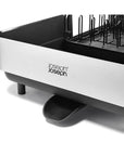 Joseph Joseph Extend Plus Expandable Black Dish Drainer with Wine Glass Rack - KITCHEN - Dish Racks and Mats - Soko and Co