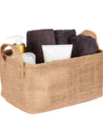 Juna Jute Storage Basket with Lining - HOME STORAGE - Baskets and Totes - Soko and Co