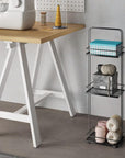 Lava 3 Tier Shelf Caddy Black - HOME STORAGE - Shelves and Cabinets - Soko and Co