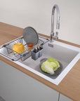 Lava Over-the-Sink Dish Rack Black - KITCHEN - Dish Racks and Mats - Soko and Co