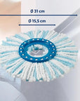 Leifheit Cleaning Twist Mop Replacement Head 2 Piece - LAUNDRY - Cleaning - Soko and Co