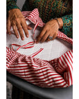 Large Ironing Board Cover Provincial Stripes Red - LAUNDRY - Ironing Board Covers - Soko and Co