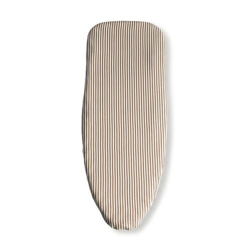 Large Provincial Stripe Linen Ironing Board Cover Stone