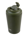 Oasis Double Wall Insulated Coffee Cup 360ml Forest Green - LIFESTYLE - Coffee Mugs - Soko and Co