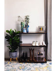 Onyx 3 Tier 90cm Wide Freestanding Shelving Unit Black - HOME STORAGE - Shelves and Cabinets - Soko and Co