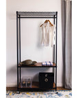 Onyx 3 Tier Garment Rack Black - WARDROBE - Garment Racks - Soko and Co