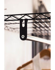 Onyx 3 Tier Garment Rack Black - WARDROBE - Garment Racks - Soko and Co