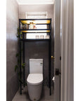 Onyx 3 Tier Over Laundry Machine Shelving Unit Black - HOME STORAGE - Shelves and Cabinets - Soko and Co