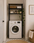Onyx 3 Tier Over Laundry Machine Shelving Unit Black - HOME STORAGE - Shelves and Cabinets - Soko and Co