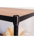 Onyx 4 Tier 120cm Wide Freestanding Shelving Unit Tall Black - HOME STORAGE - Shelves and Cabinets - Soko and Co