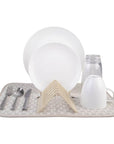 Pop Up Drying Mat Almond - KITCHEN - Dish Racks and Mats - Soko and Co