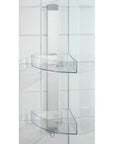 Prima 2 Tier Over Door Corner Shower Caddy - BATHROOM - Shower Caddies - Soko and Co