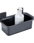 Prima Adhesive Shower Basket Black - BATHROOM - Suction - Soko and Co