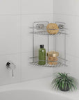 Reflex 2 Tier Corner Shelf - BATHROOM - Shower Caddies - Soko and Co