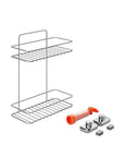 Reflex 2 Tier Rectangular Shelf - BATHROOM - Shower Caddies - Soko and Co