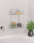 Reflex 2 Tier Rectangular Shelf - BATHROOM - Shower Caddies - Soko and Co