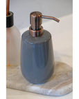 Sirmione Ceramic Soap Dispenser Slate - BATHROOM - Soap Dispensers and Trays - Soko and Co
